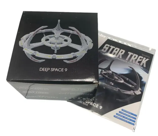 Deep Space 9 Station Star Trek Metall Modell Diecast Eaglemoss 15cm mit Magazin