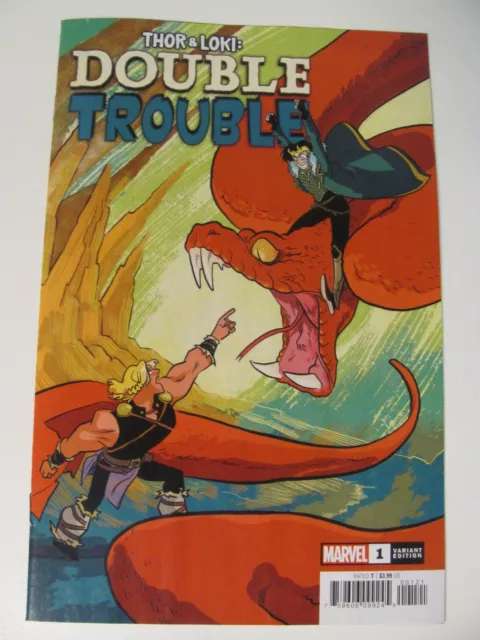 Thor & Loki Double Trouble #1 Marvel 2021 Series Variant 9.6 Near Mint+