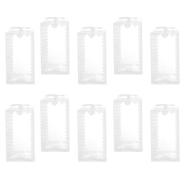 Boîtes de bonbons de forme rectangulaire de 10pcs en forme de boîte à