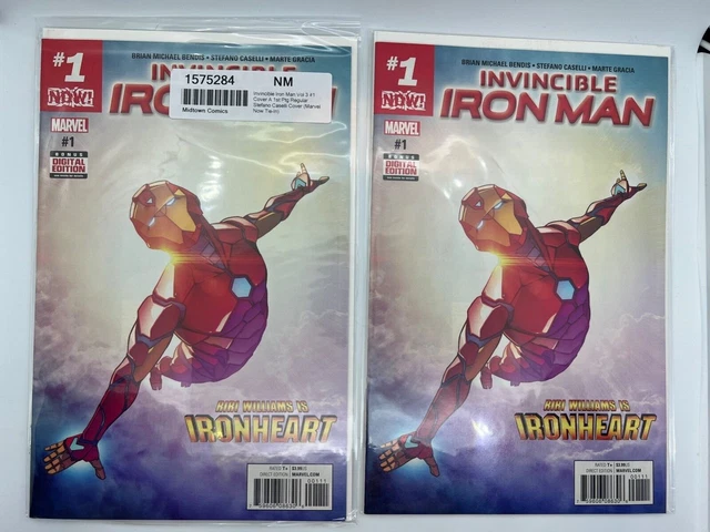 Invincible Iron Man #1 1st Cover Appearance of Riri Williams as Ironheart NM