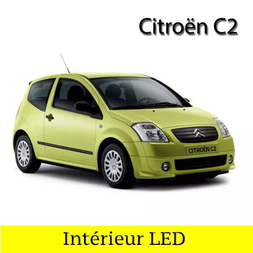 Kit éclairage ampoules à LED plafonnier  intérieur Blanc pour Citroën C2