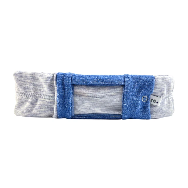 Cinta deportiva para bomba de insulina bicolor azul oscuro