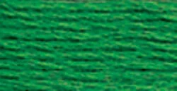 Madeja de algodón perla DMC talla 3 16,4 yardas verde brillante -115 3-700