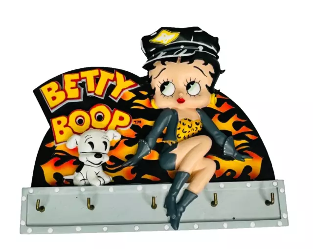 Vintage Betty Boop Motorcycle Harley Key Holder Wall Mount