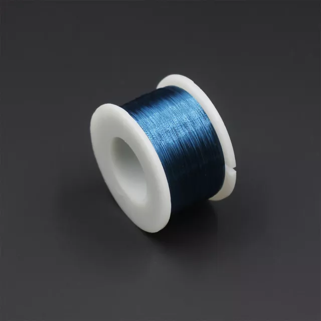 Enameled Copper Wire, 40AWG, 0.08mm, blue Magnet wire