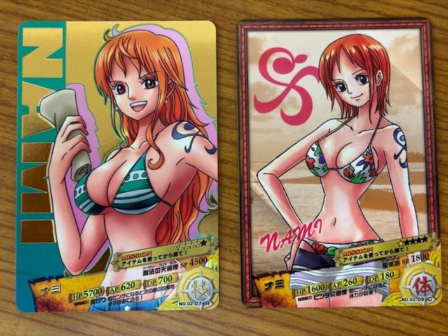 2011 ONE PIECE AR Carddass Nami No.02-08 C Japanese Bandai Vintage
