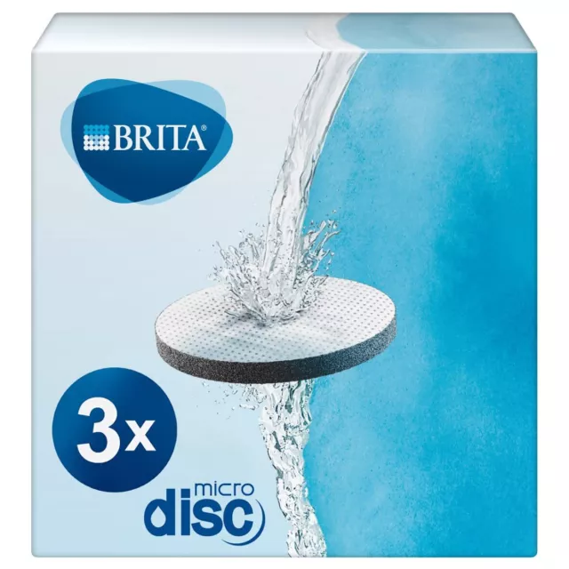 BRITA MicroDisc replacement filter discs for Fill&Go and Filter Bottles, reduce