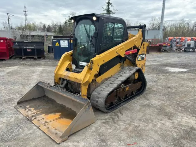 2015 Caterpillar 259D Skid Steer Track Loader Cab Crawler Hyd QC A/C Cab bidadoo