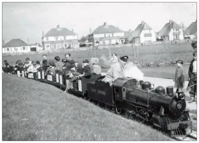 Brooklands Miniature Railway Steam Locomotive Postcard 1965 Worthing West Sussex