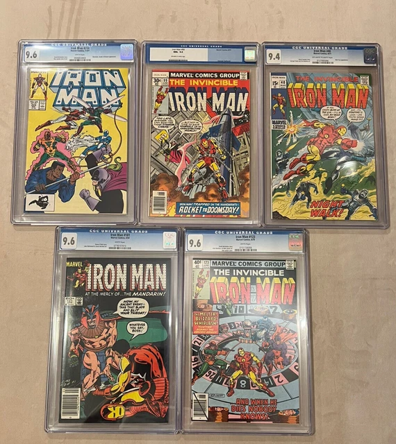 The Invincible Iron Man #40 #99 #123 #181 #224 Marvel Vintag Age Comics lot of 5