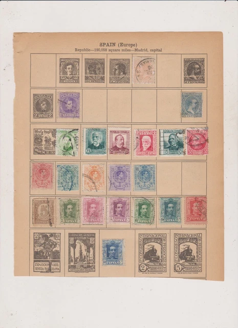Spain Stamps Lot
