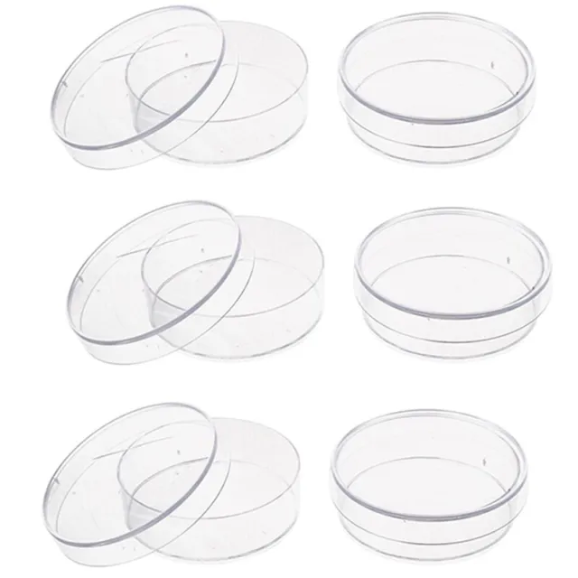 30 Pcs. 35mm x 10mm Sterile Plastic Petri Dishes with Lid for LB Plate7119