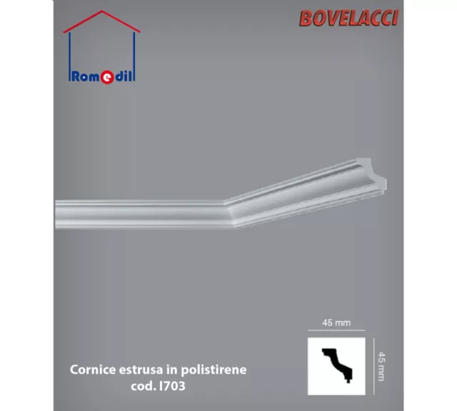 Cornice Cornici In Polistirolo Soffitto Polistirene Estruso Bovelacci I 703 A Mt