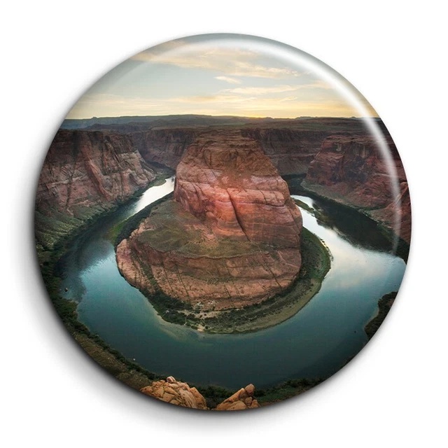 Arizona - Custom Magnet 56mm Photo Fridge Horseshoe