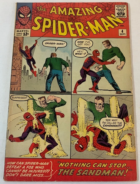 1963 Marvel AMAZING SPIDER-MAN #4 ~ mid-grade