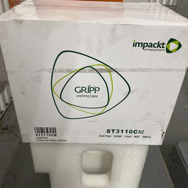 24 Rolls Clear Packing Packaging Carton Sealing Tape 3" x 110 Yard 330ft USA