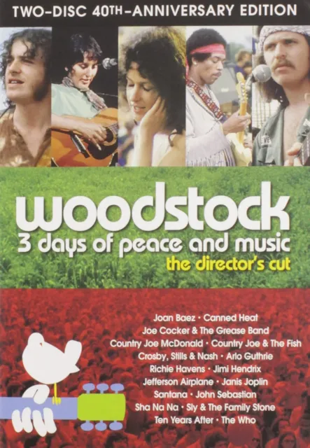 Woodstock: Three Days of Peace & Music (Two-Disc 40th Anniversary Director (DVD)