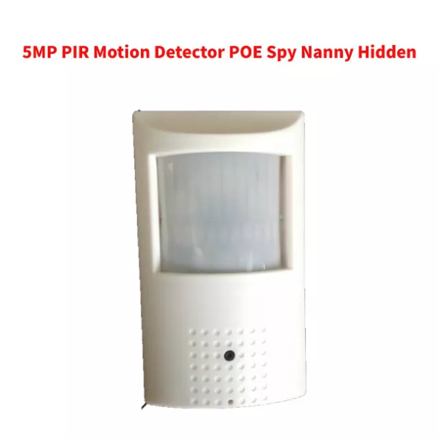 5MP PIR Motion Detector IP IR POE Spy Nanny Hidden HD POE Camera Build In Mic