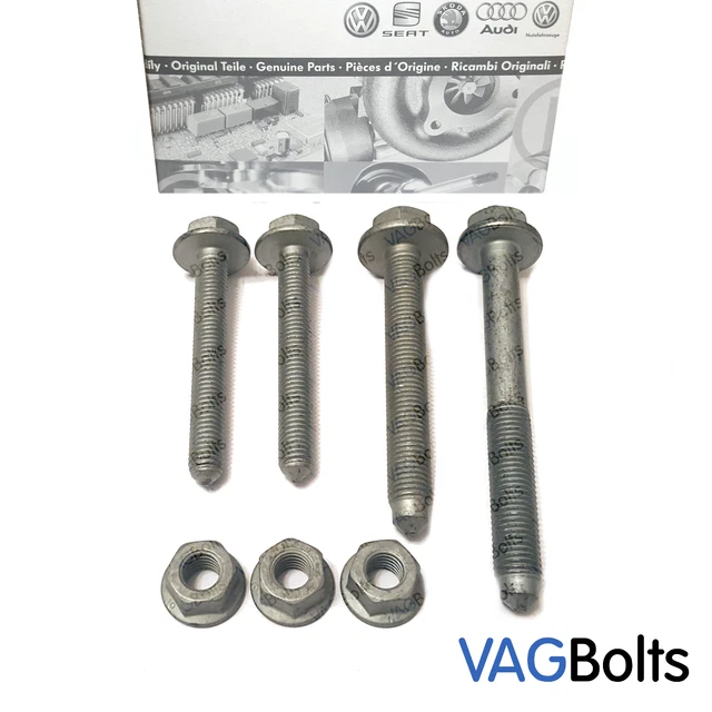 GENUINE VW AUDI Front Suspension Wishbone Arm Bolt Kit Golf Jetta