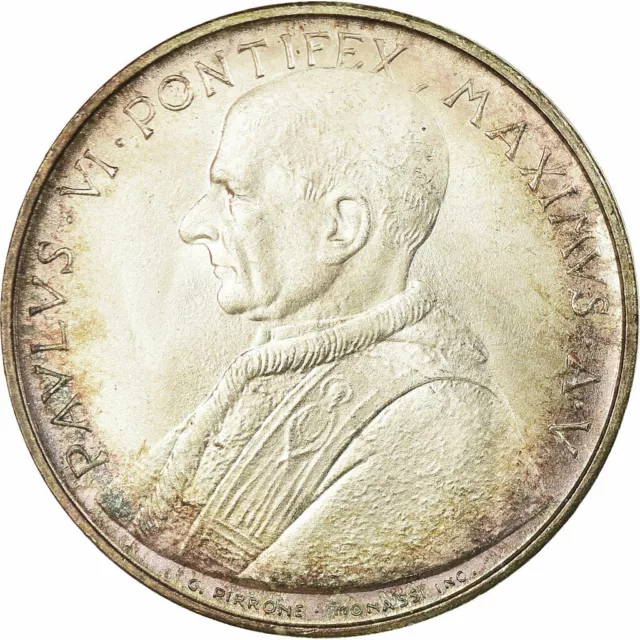 [#751734] Coin, VATICAN CITY, Paul VI, 500 Lire, 1967, MS, Silver, KM:99