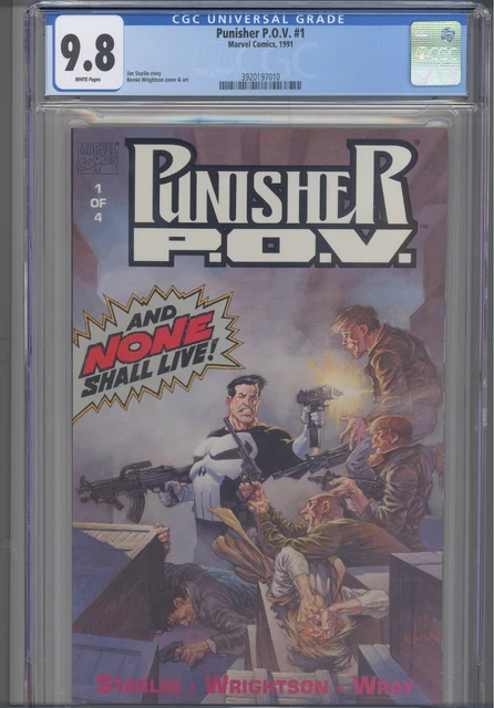 Punisher P.O.V. #1 CGC 9.8 1991 Marvel Comics Bernie Wrightson Cover & Art