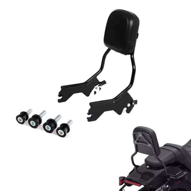 Sissy Bar Backrest W/ Docking Hardware Kit Fit For Harley Heritage Classic 18-23