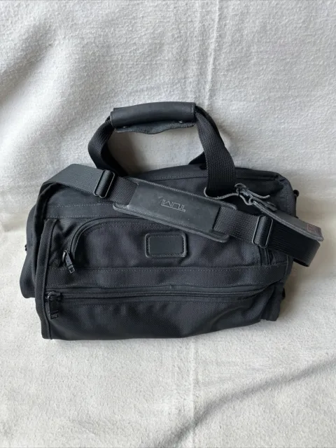 Tumi Black Ballistic Duffle Carry-On Nylon Travel Bag