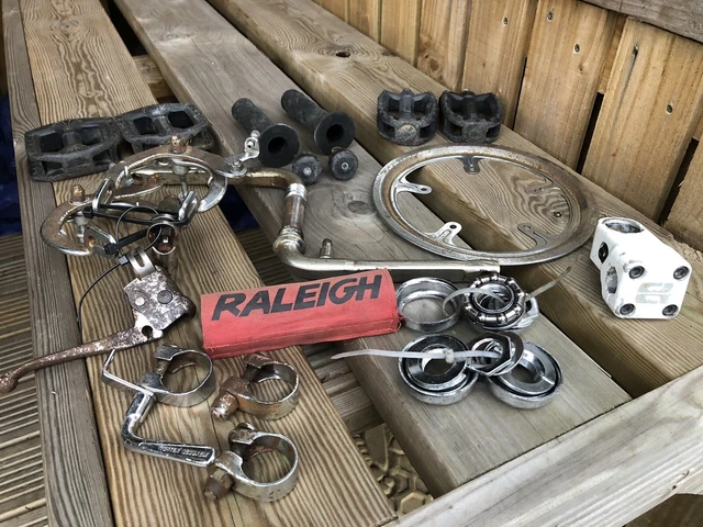RALEIGH BRENNER OLD SCHOOL BMX HEADSET LAGER 1" LENKER 32,5 Mm TASSE 3