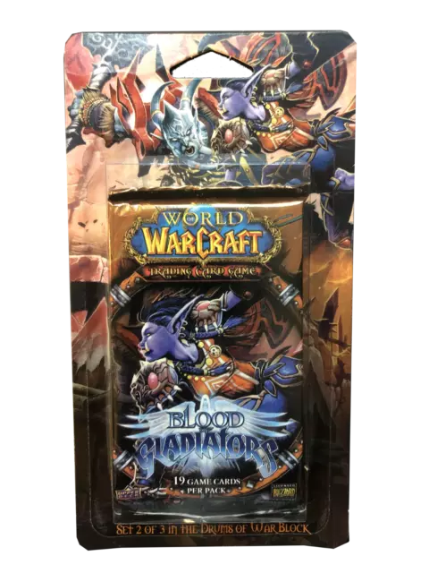 x20 World Of warcraft 2010 WoW TCG Blood of the Gladiator Booster Blister Pack