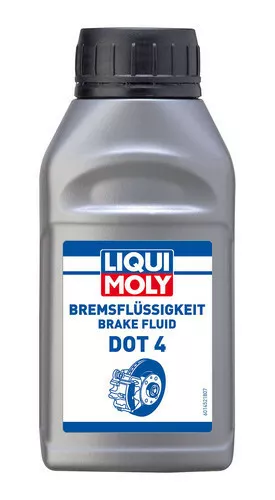 Dot 4 Brake Fluid Liqui Moly 3091 Synthetic Fluid For All Brake Systems 250ml 3