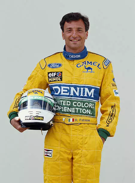 RICCARDO PATRESE OF Italy Driver Of The Camel Benetton Ford Old F1 ...
