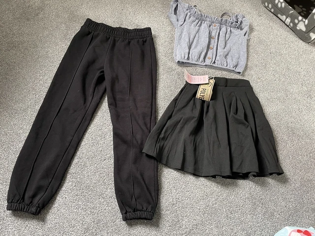 Matalan Next Lily & Dan Girls Joggers Top & Skirt Bundle Age 9 Years