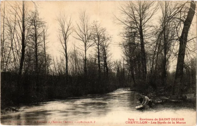 CPA Env. de St-DIZIER - Chevillon - Les Bords de la Marne (368347)