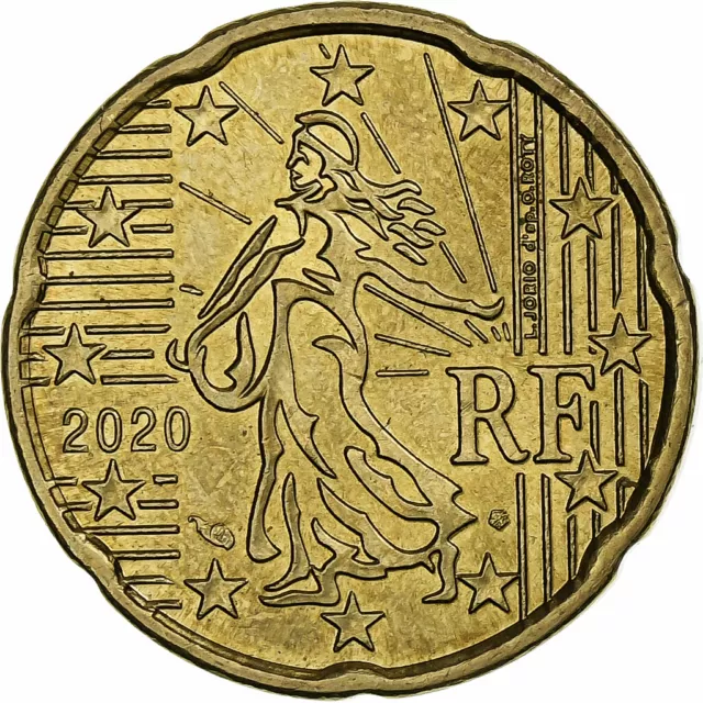 [#1250904] France, 20 Euro Cent, 2020, Paris, Laiton, SUP, KM:255