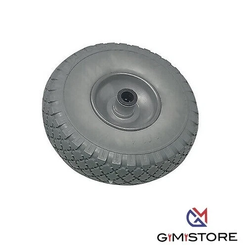 Ruota Pu Antiforo X Bravetta Mozzo Centrato Hand Mm 255X75 Disco Metallo