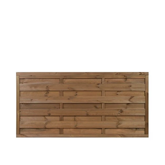 GARTENZAUN SICHTSCHUTZ ZAUN Palisade Lamellenzaun holz 180 x 90 cm
