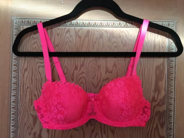 Huit Melisande neon pink bra 32C 2