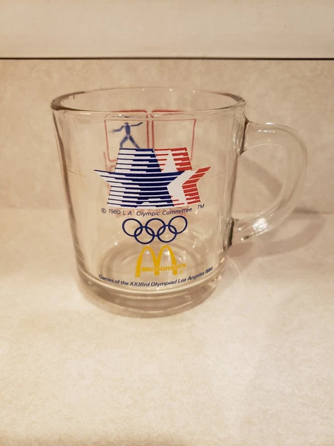 McDonald's 1984 L A Olympics XXIII 23rd Olympics Coffee Cup Mug Vintage