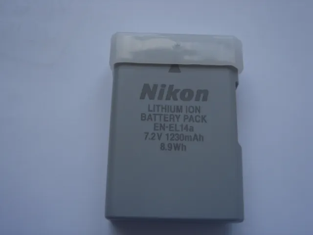 Batería Original Nikon EN-EL14a 7.2V 1230mAh 8.9Wh Genuine Nuevo Pilas