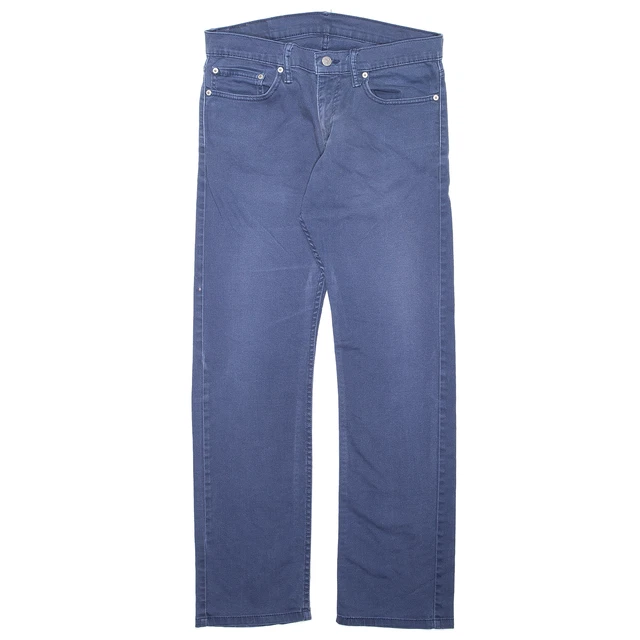 Jeans dritti Levi's 514 da uomo blu denim sottili W32 L32