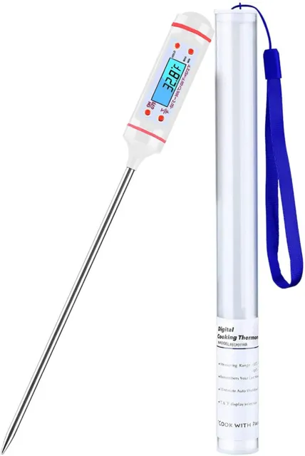 New Internal Meat Thermometer 5.9" Long Probe Instant Read Fast Meat Digital