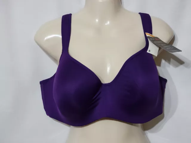 Olga Underwire Full Figure Flirty Contour Bra Purple 42Dd Ga4711A Balconette