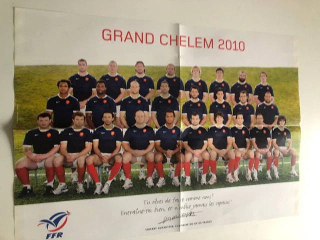 Rugby Poster Equipe De France / French Rugby - Tournoi 5 Nations 1975