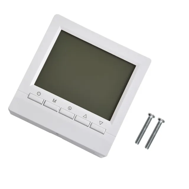Thermostat de pièce programmable pour radiateurs électriques écran LCD facile