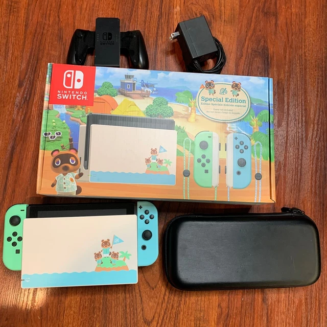 ANIMAL CROSSING NEW Horizons Special Edition with Carry Case used 239
