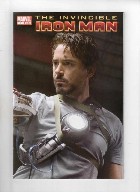 Invincible Iron Man #1 2008 Robert Downey Jr. Movie Photo Cover Variant Marvel