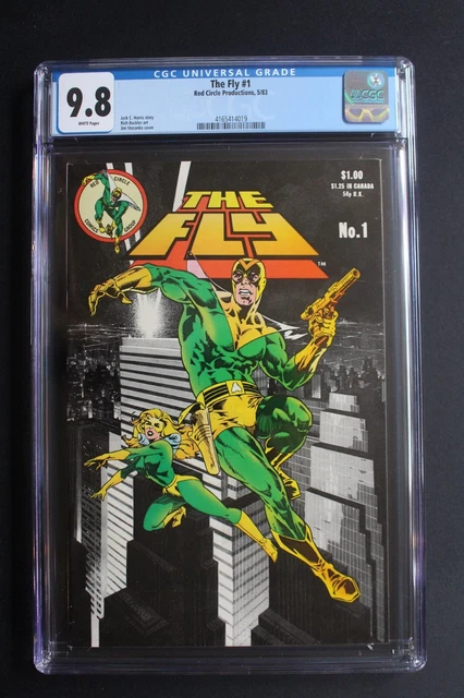 FLY #1 Red Circle Archie 1983 Spider Flygirl SHEILD Mr Justice STERANKO CGC 9.8