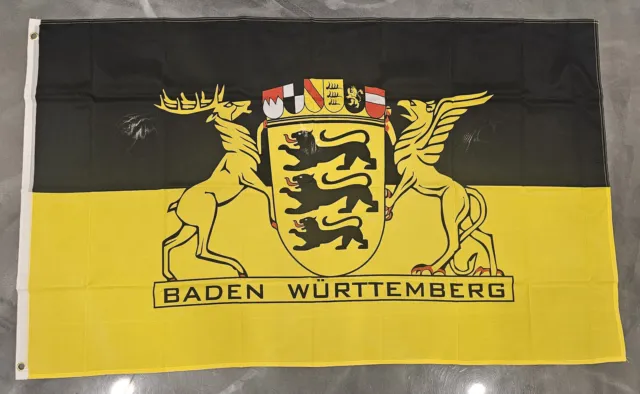 Fahne Flagge Baden Württemberg Siegel - 90 x 150 cm