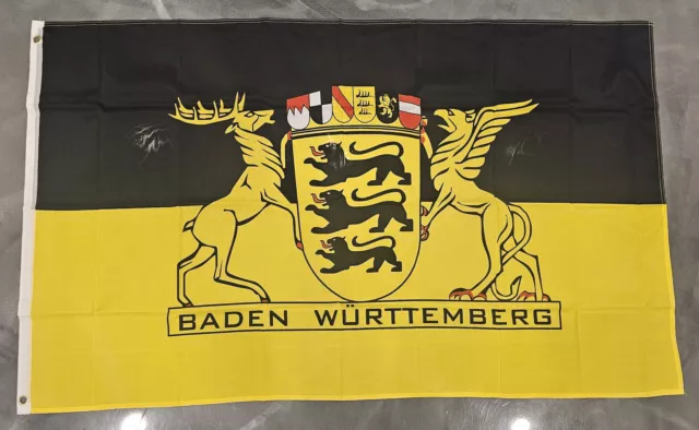 Fahne Flagge Baden Württemberg Siegel - 90 x 150 cm