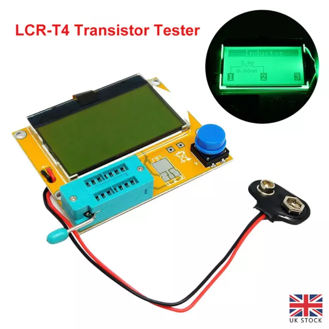 LCR-T4 ESR Meter Transistor Tester Diode Triode Capacitance SCR Inductance UK